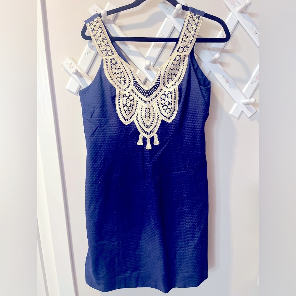 Classic Navy Lily Pulitzer Shift Dress